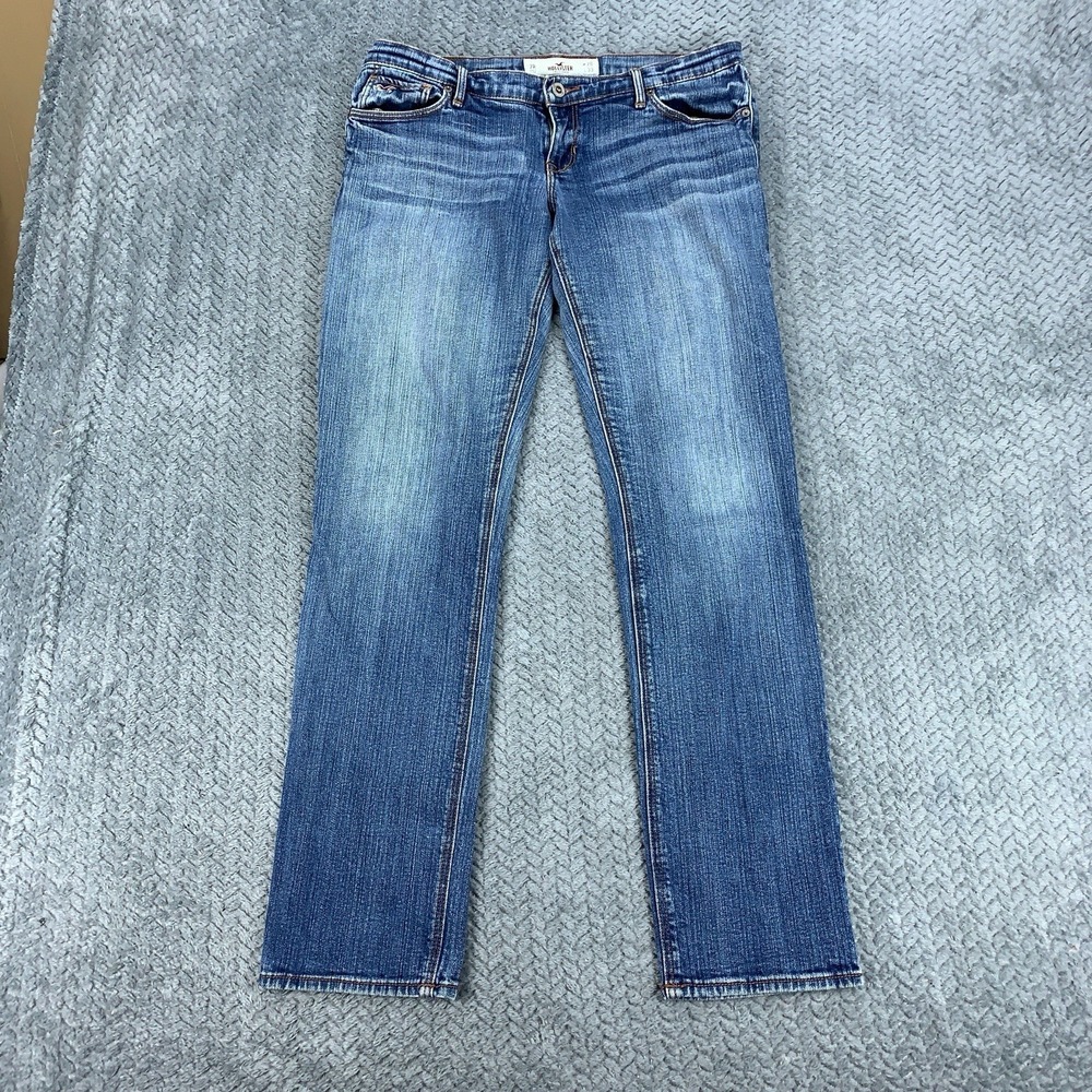 Hollister Socal Stretch Bootcut Jeans Women's Size 7 Reg Blue Denim Faded‎
